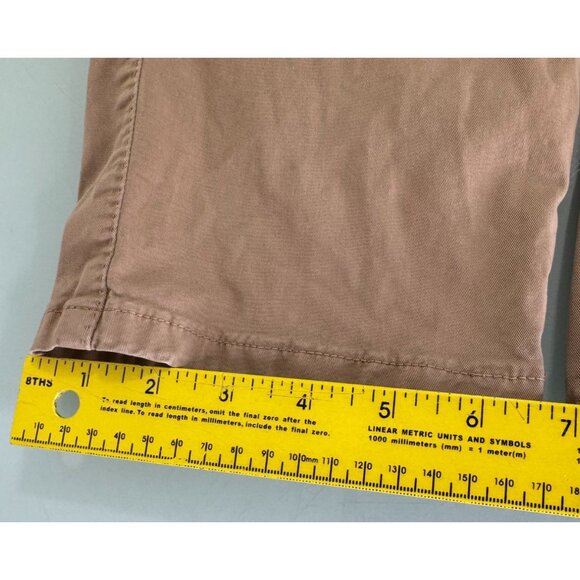 SUITSUPPLY Porto Novo Pants Mens 36x33 Pure Cotton Khaki Chinos Tan Beige - Picture 10 of 10